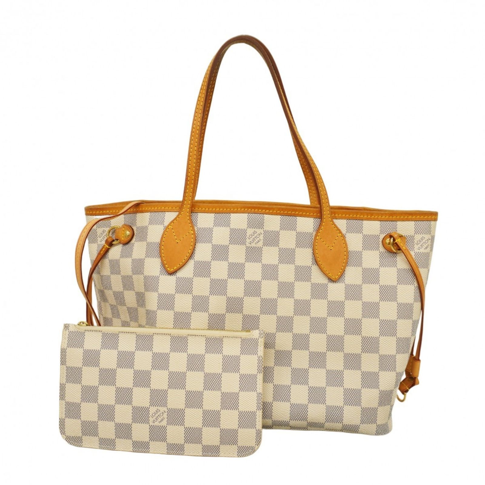 ルイ ヴィトン Louis Vuitton ルイ ヴィトン トートバッグ ダミエ アズール ネヴァーフルPM N40605 ホワイトレディース