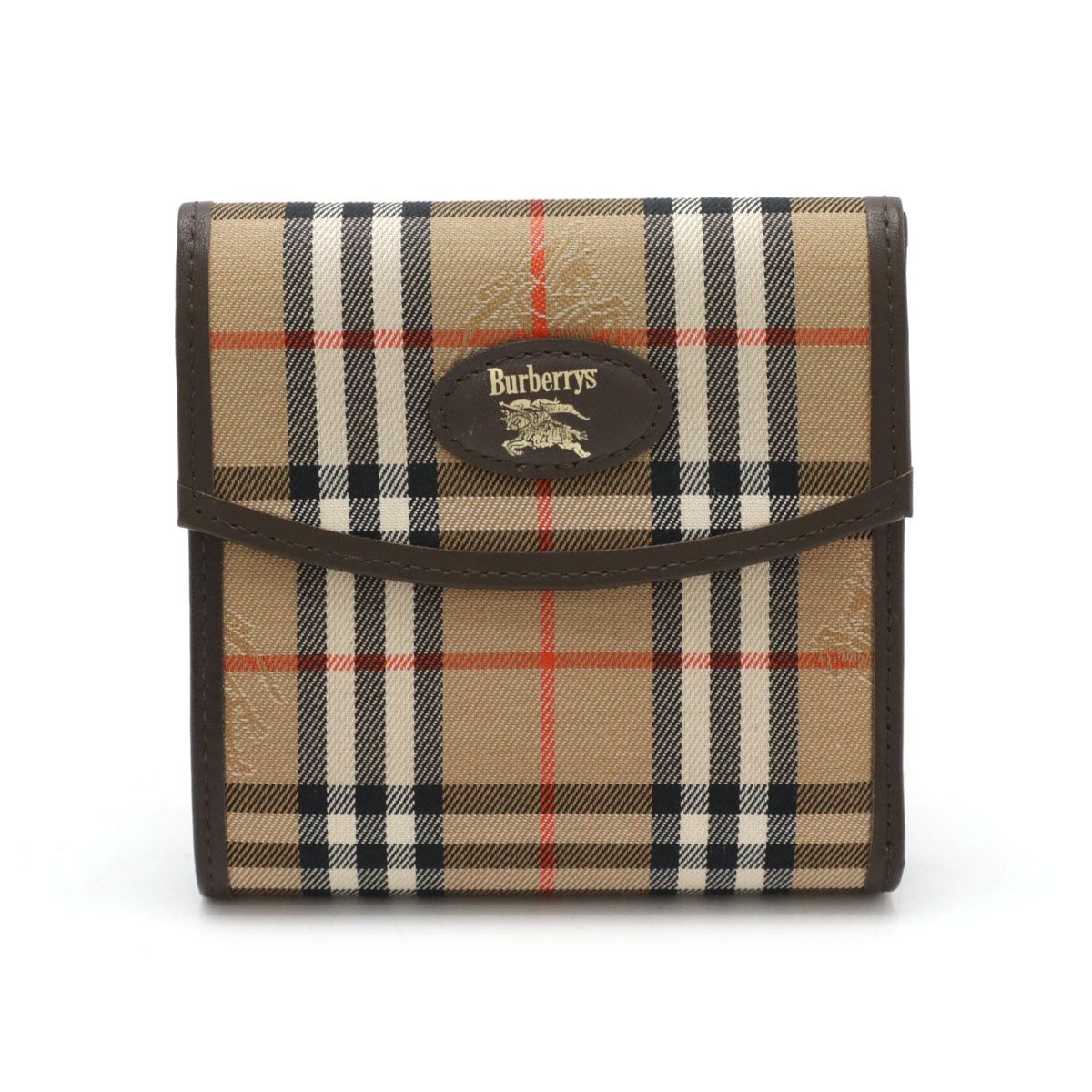 BURBERRY バーバリー ノバチェック チェック柄 3つ折財布 三つ折り財布