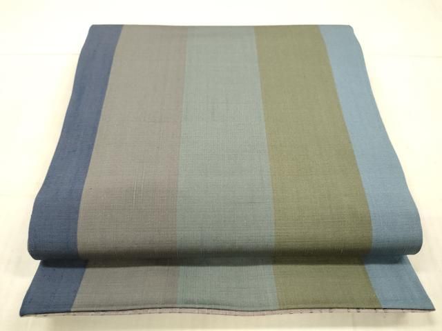 平和屋着物●両面　太鼓柄袋帯　絞り　草葉文　吉野間道　正絹　逸品　DAAX5810cm 平和屋着物○両面 太鼓柄袋帯 絞り 草葉文 吉野間道 正絹 逸品