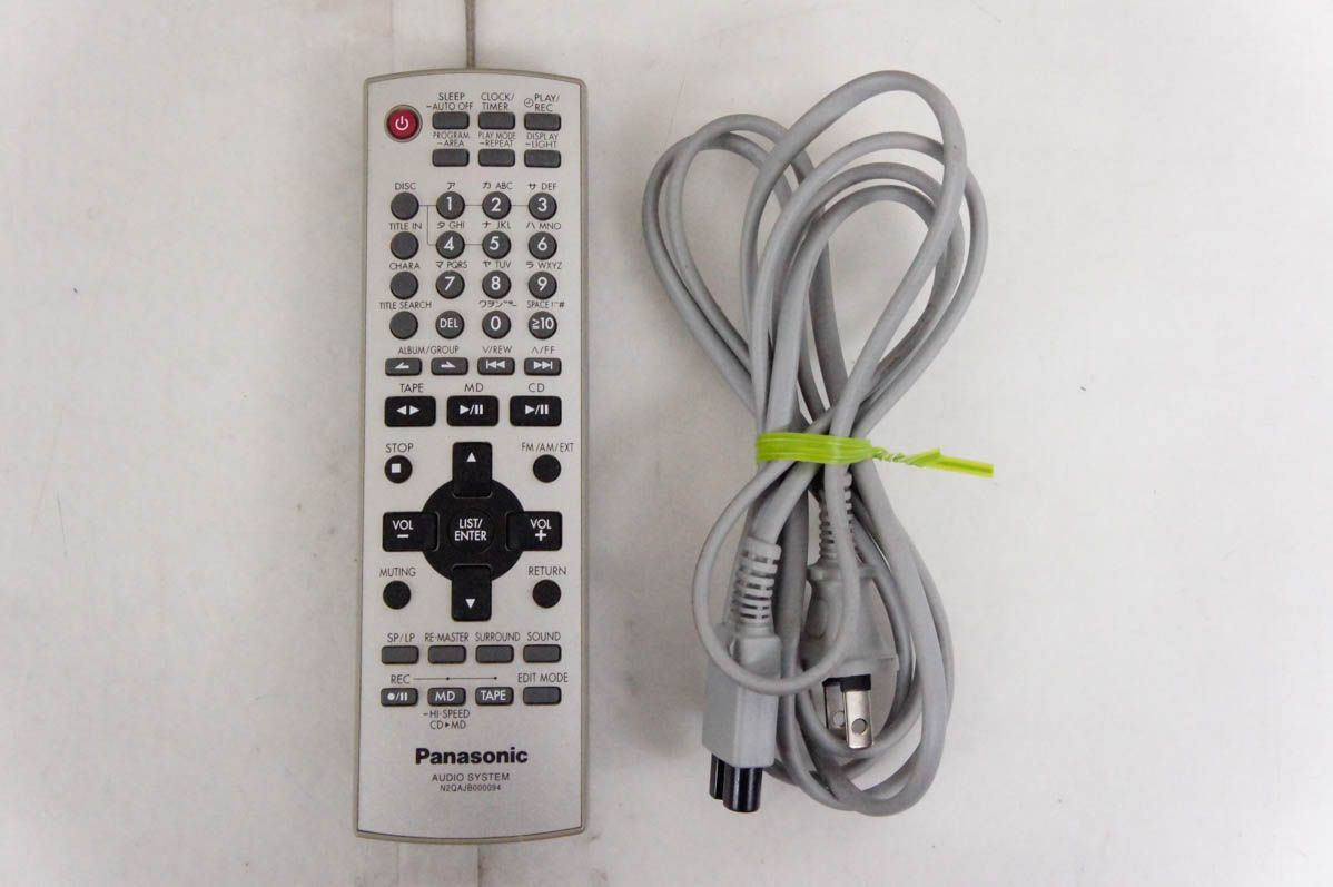 中古】【訳あり】Panasonicパナソニック MDステレオシステム D