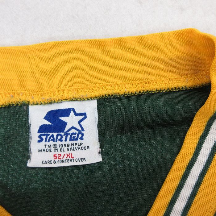 XL/古着 スターター 半袖 ビンテージ フットボール Tシャツ