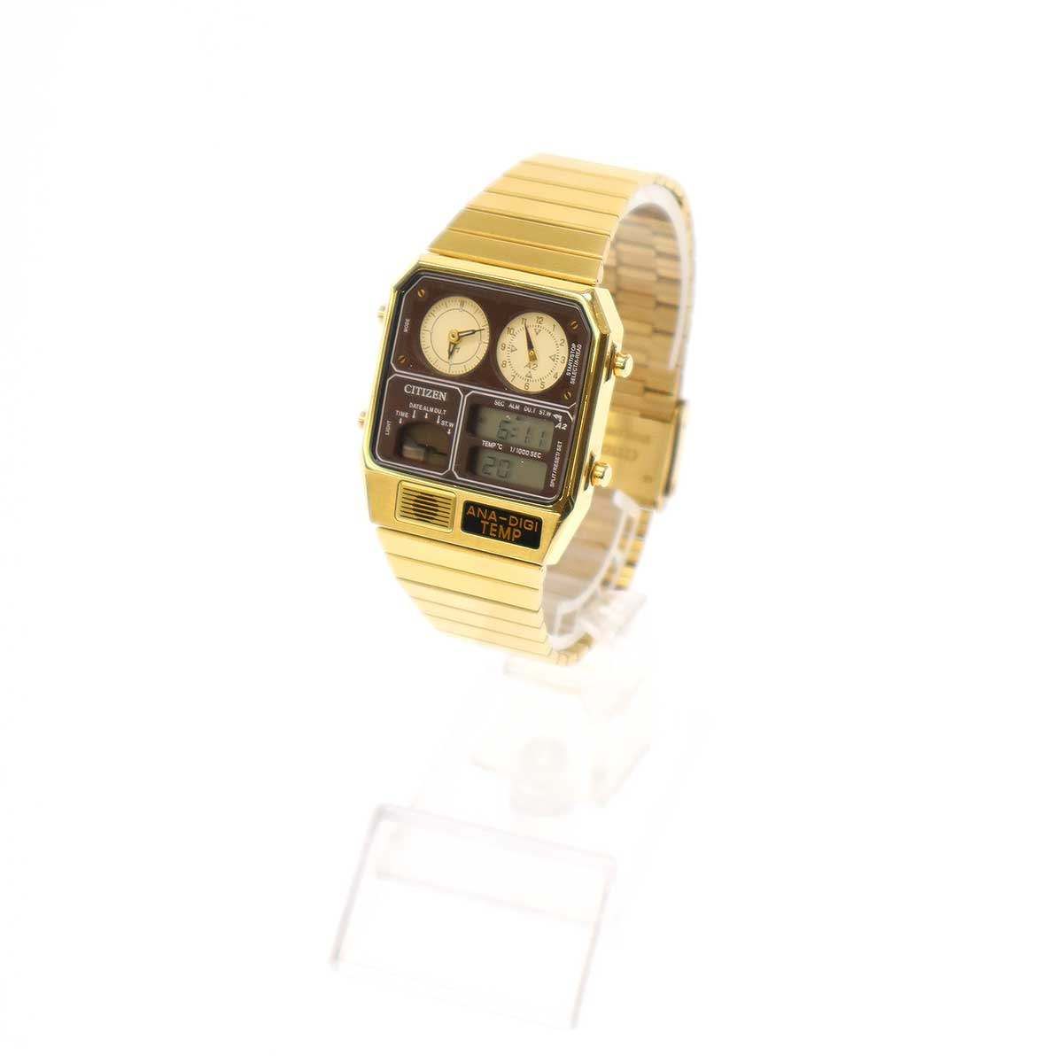 CITIZEN CITIZEN ANA-DIGI TEMP Watch 8989 S116872 JG2103-72X Gold