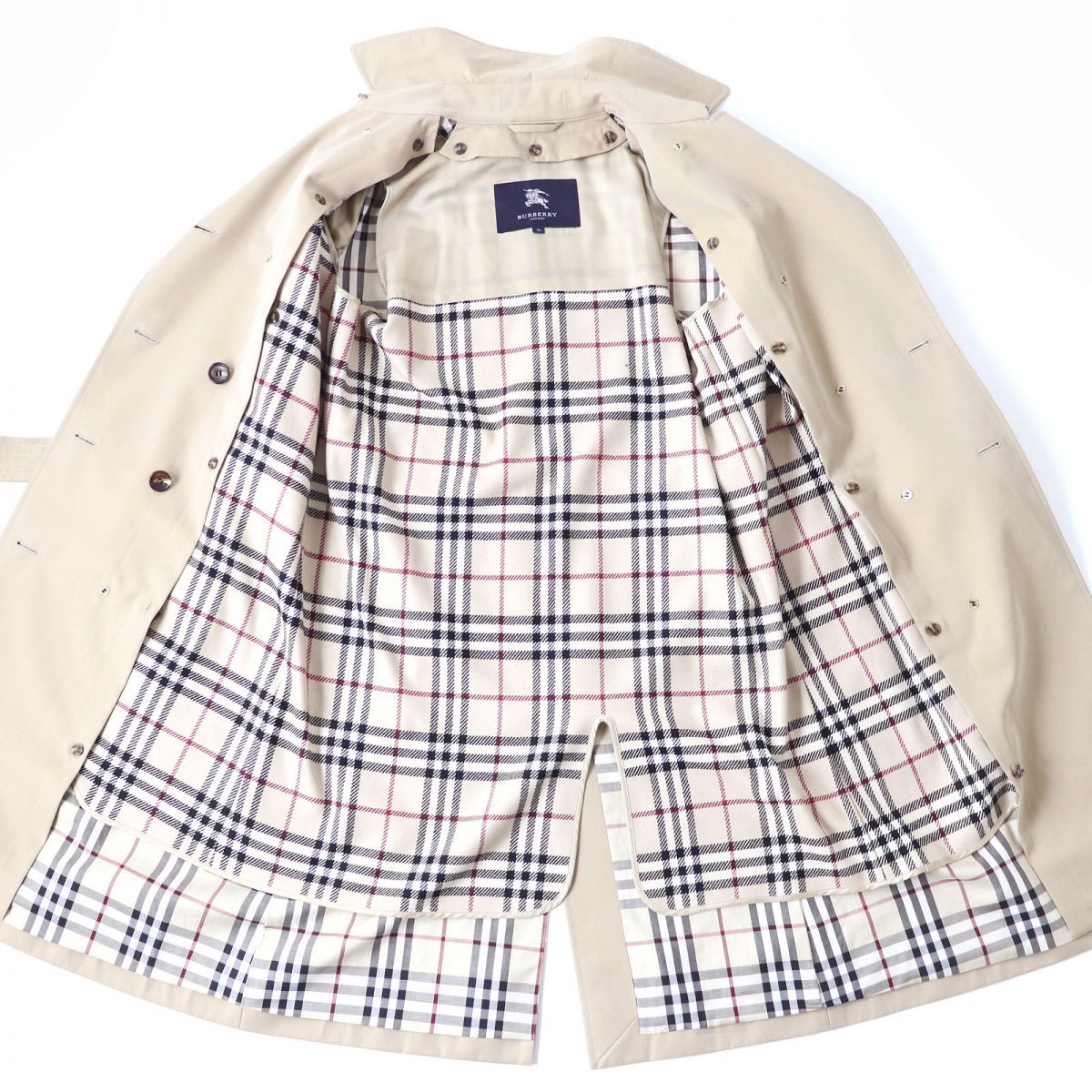 17537✨バーバリーロンドン ノバチェック ライナー ベルベットコート 中古・古着通販】BURBERRY LONDON (バーバリーロンドン) ノヴァ