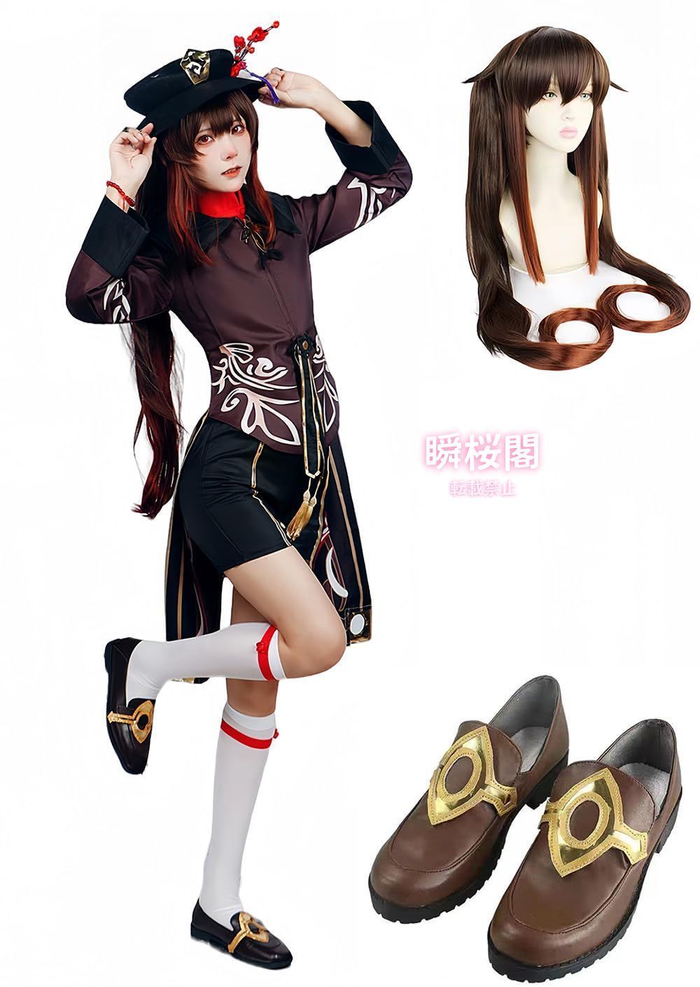 新発売 原神 Genshin Impact コスチューム アクセサリー付き ウイッグ-靴付き コスプレ衣装 演出服 舞台装 クリスマス 学園祭 プレゼン ハロウィン CS0926BJ