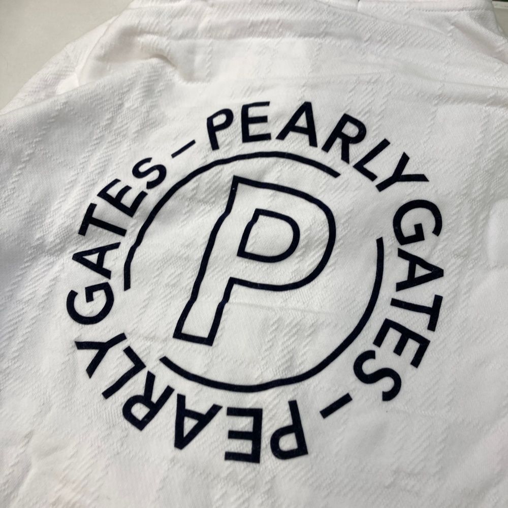 PEARLY GATES ホワイトパーカー サイズ1 ゴルフ サイズ：6 PEARLY GATES パーリーゲイツ 2023年モデル ダブル