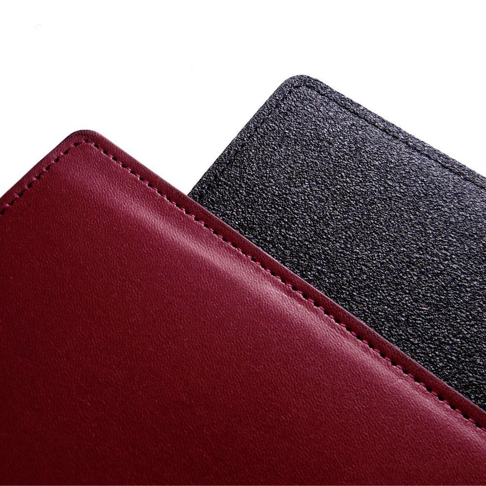 最低の価格！ かばん屋さんの手作り 片面 レザー デスクマット34cm×46.5cm キーボード|マウス 用 レッド