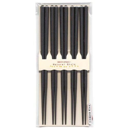 5営業日で発送 箸 耐熱六角箸5膳セット 22.5cm キッチンツール 食器 2025秋冬 pbt5z-h4974835072159 入数 40