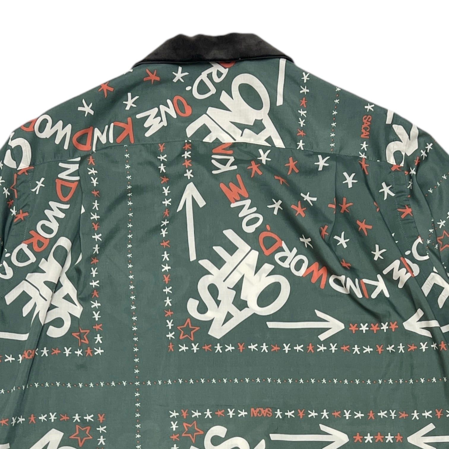 【美品】sacai × Eric Haze 23SS プリントシャツ サカイ エリックヘイズ sacai×ERIC HAZE 23SS Bandana Print
