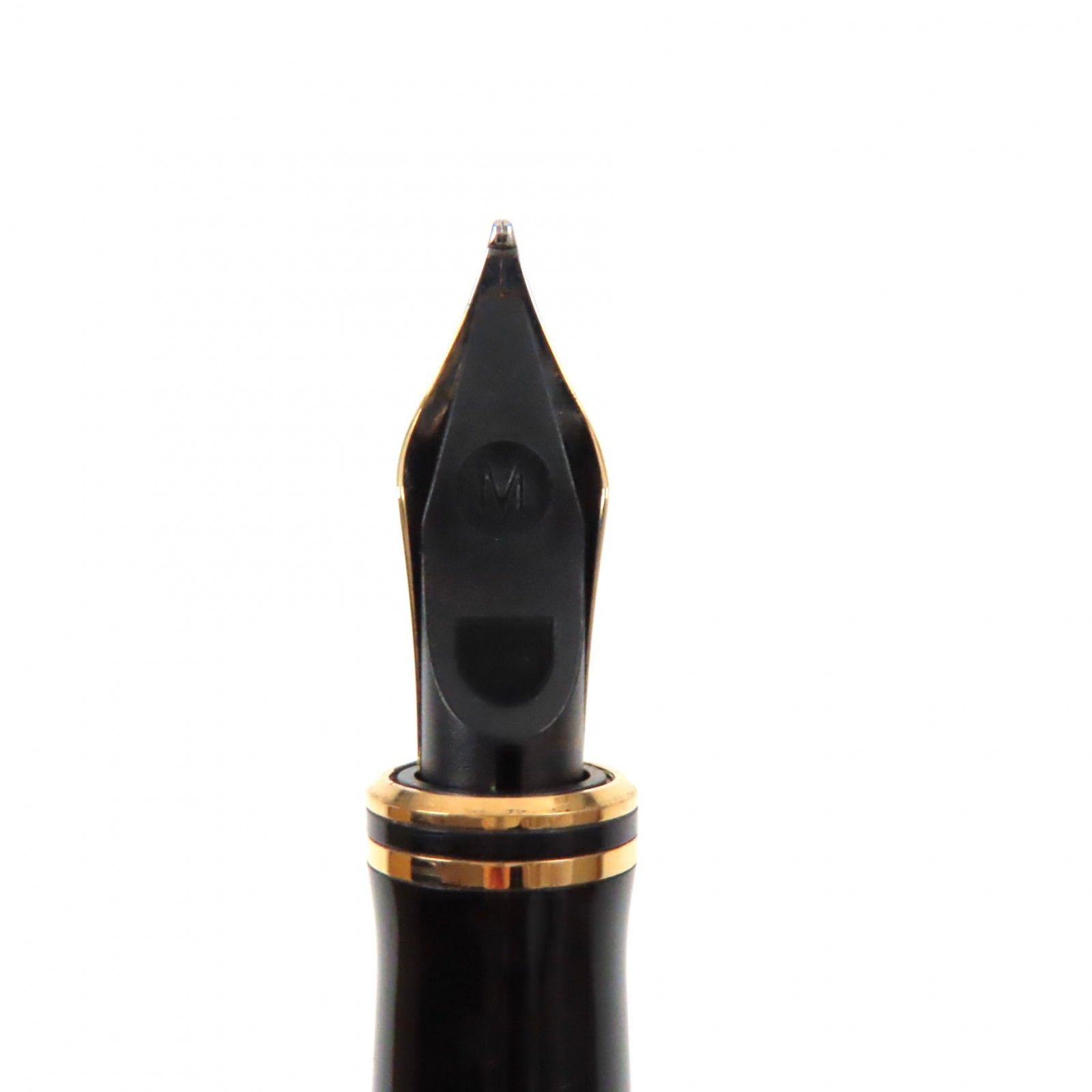 良品▼PARKER パーカー デュオフォールド ブラックGTインターナショナル ペン先18K Mニブ 初期型 万年筆 ブラック ゴールド UK製 メンズ 良品▽PARKER パーカー デュオフォールド ブラックGT