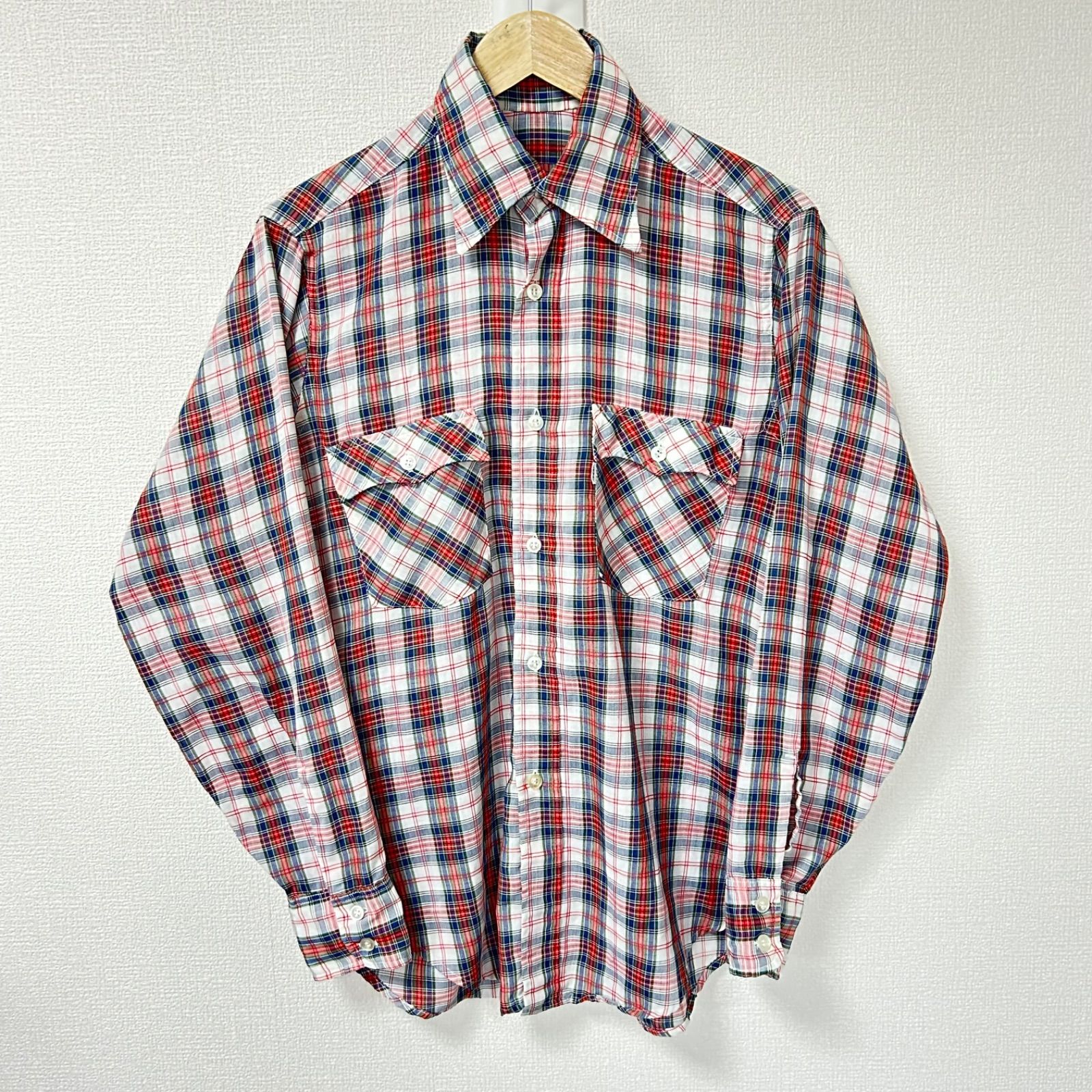 w^)b Levi's リーバイス 長袖シャツ チェック柄 80s 90s