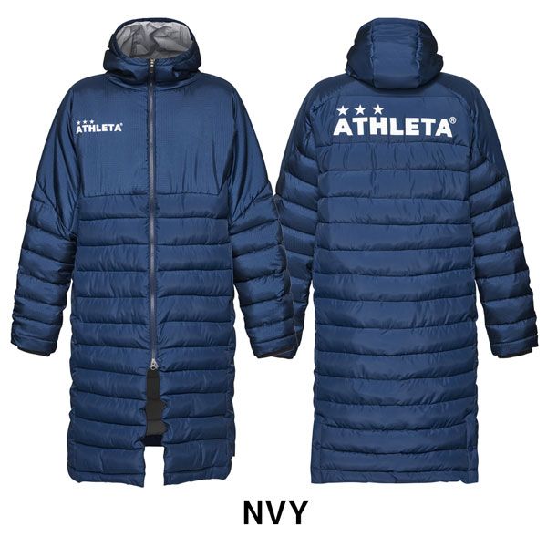 アスレタ ジュニア ロングコート ATHLETA ベンチコート 子ども用