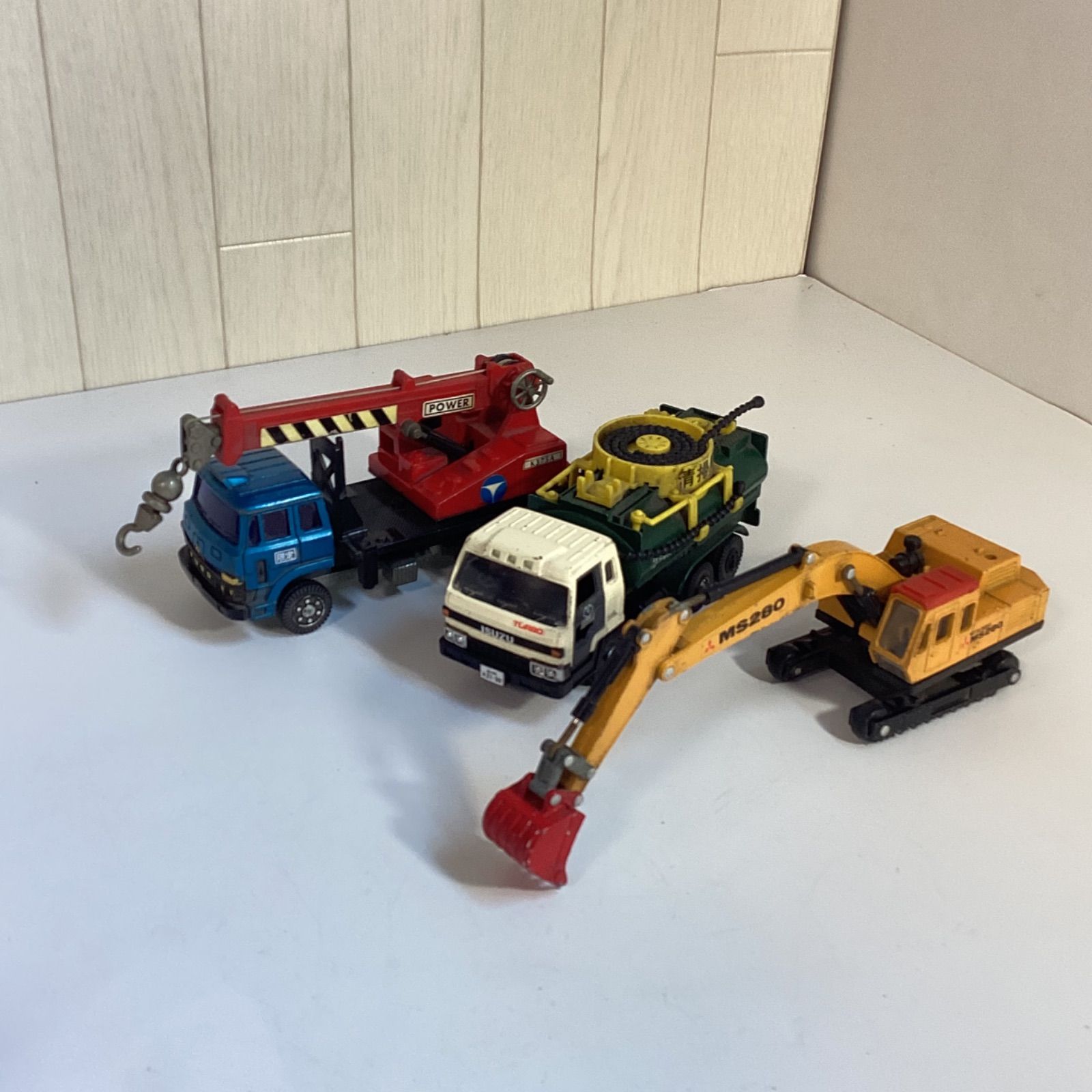 ダイヤペット建設機械3台セット 昭和レトロ ダイヤペット建設機械3台セット