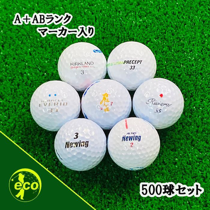 ロストボール スリクソン 各種混合 ホワイト 500球 【Bランク】 ゴルフ