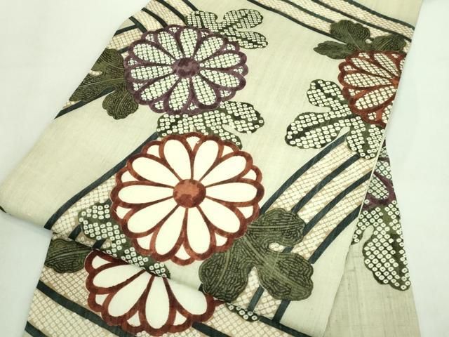 平和屋本店□極上 摺型友禅 京都 多ち花 九寸開き名古屋