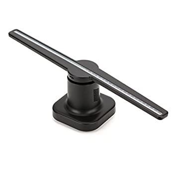 【中古】3Dホログラフィックファン 3Dホログラフィック ディスプレイLEDファン 3D裸眼 LED投影 広告ディスプレイ パーティー サイン 3D LED データプロジ