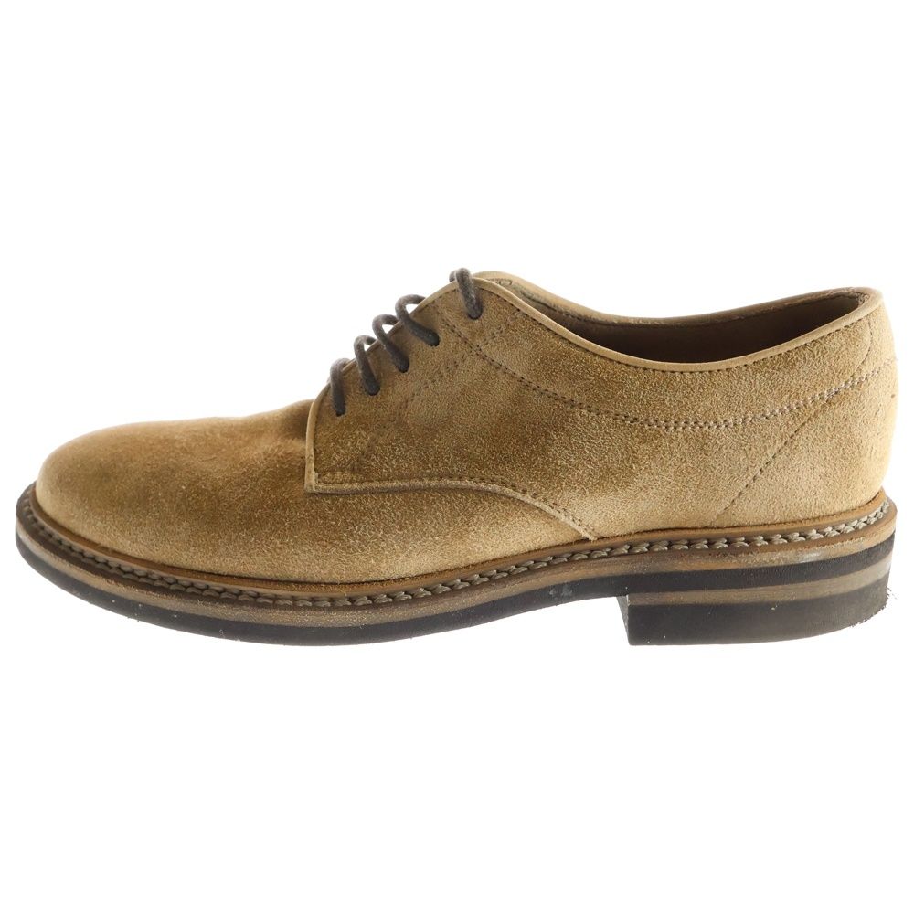 BRUNELLO CUCINELLI ブルネロクチネリ レースアップ プレーントゥ スエード ローカットシューズ ブラウン