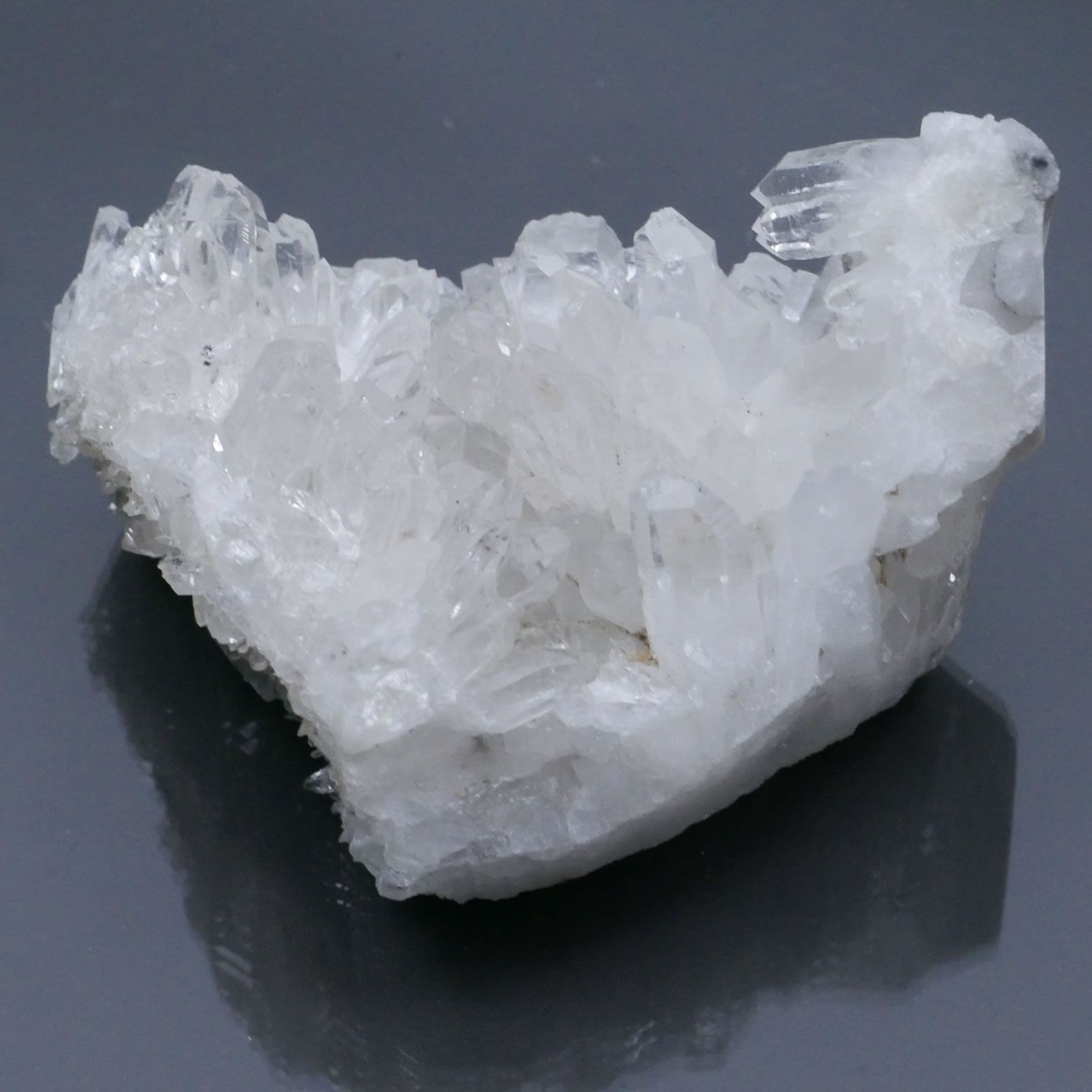 四川省産 菊花水晶 クラスター 1点物 約195g （レインボー部分