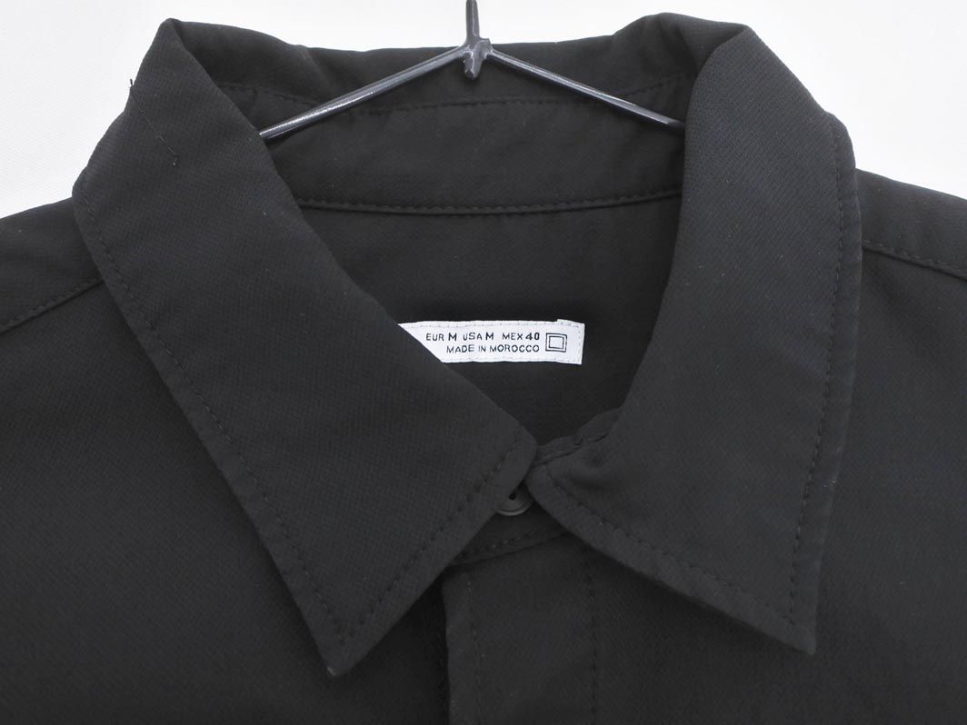 即完売　ZARA オーバーサイズMA-1 XL size ブラック ZARA ザラ フロントポケット オーバー シャツ sizeM/黒