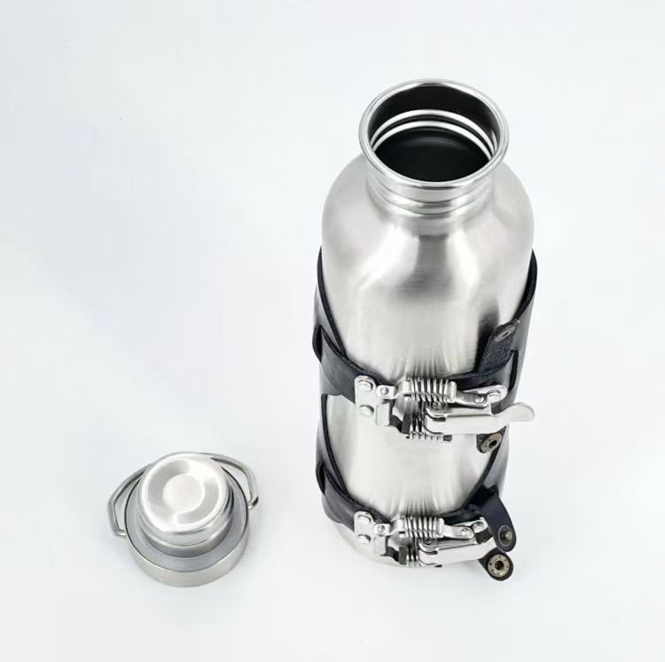 携行缶 燃料 1L エマージェンシー ブラケット銀 ハーレー スカル