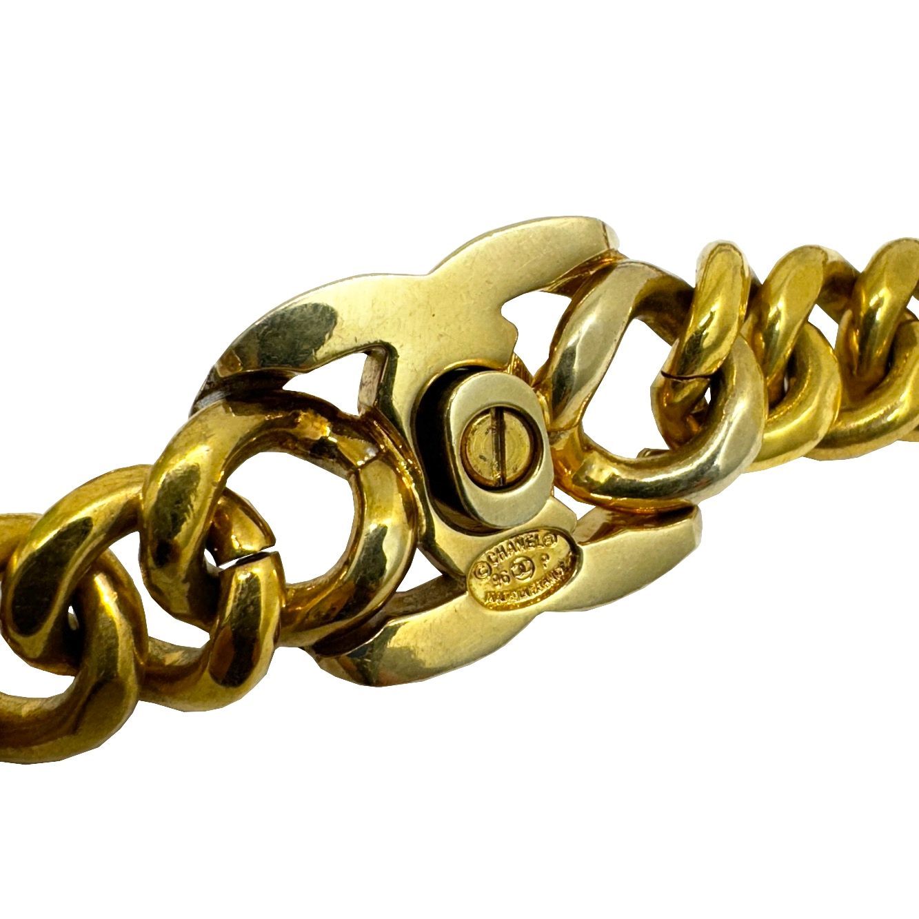 CHANEL シャネル ターンロック ココマーク ネックレス チョーカー 96P 