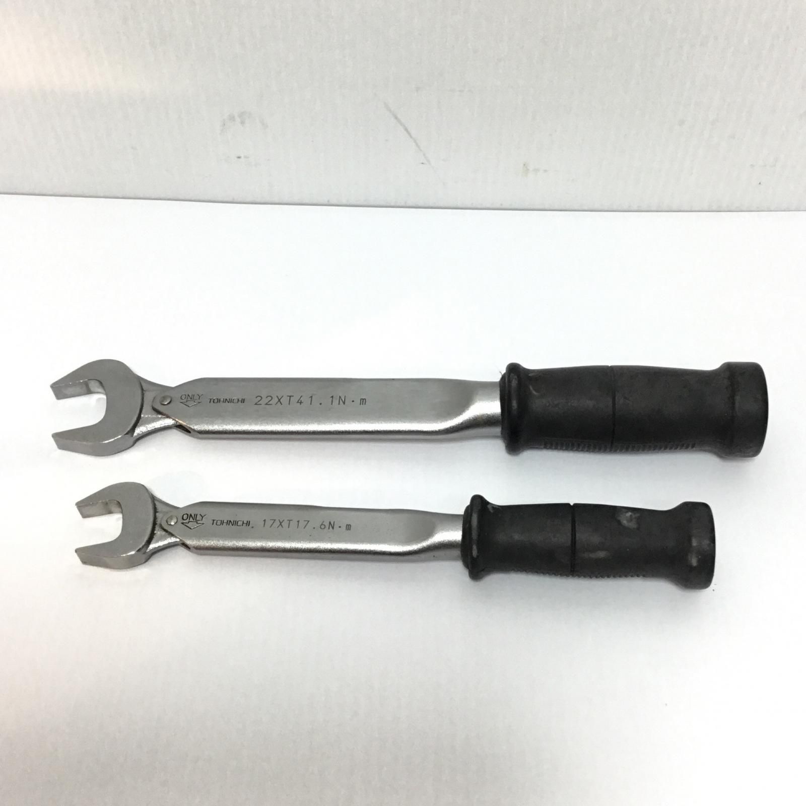 ΘΘTOHNICHI トルクレンチ2本セット 程度B 17ｍｍ×T17.6|22mm×T41.1