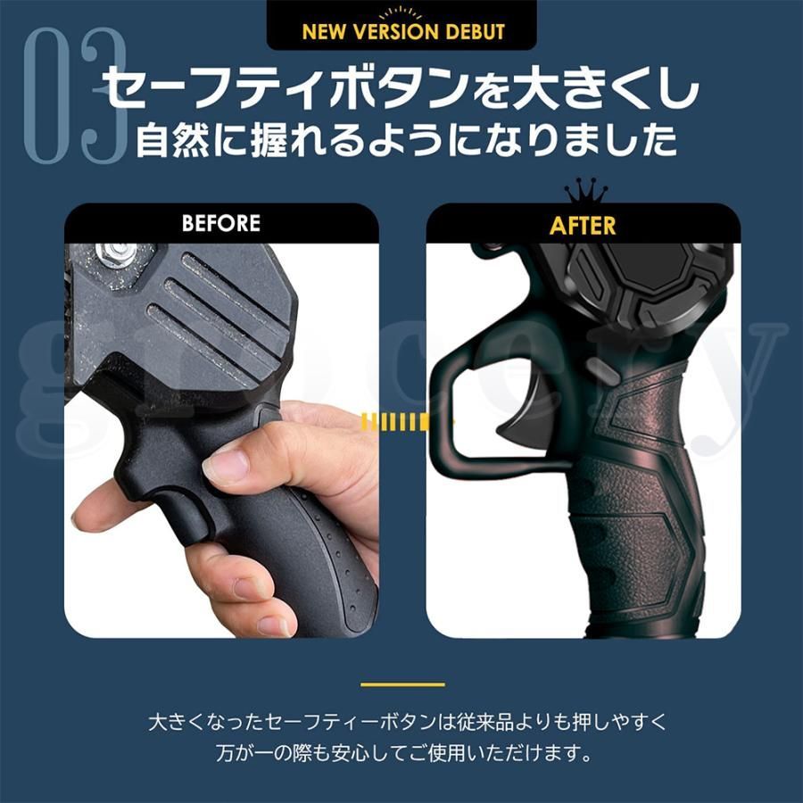 18Vバッテリー互換対応 小型チェンソー