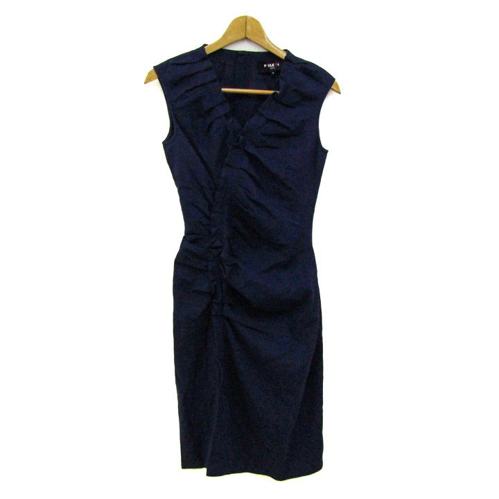 新品未使用　ポールカ　ワンピース　PAULE KA　36サイズ ポールカ 半袖ワンピース 白 #36 PAULE KA