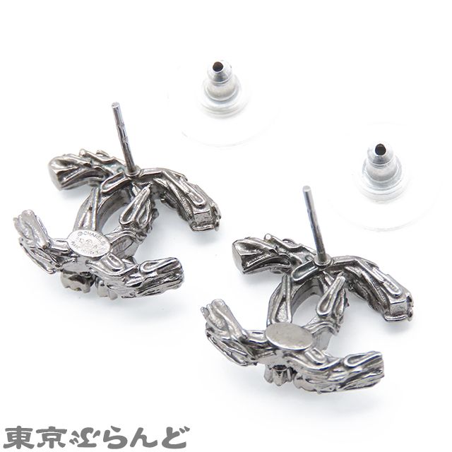 シャネル CHANEL ココマーク ピアス B13A シルバー メタル