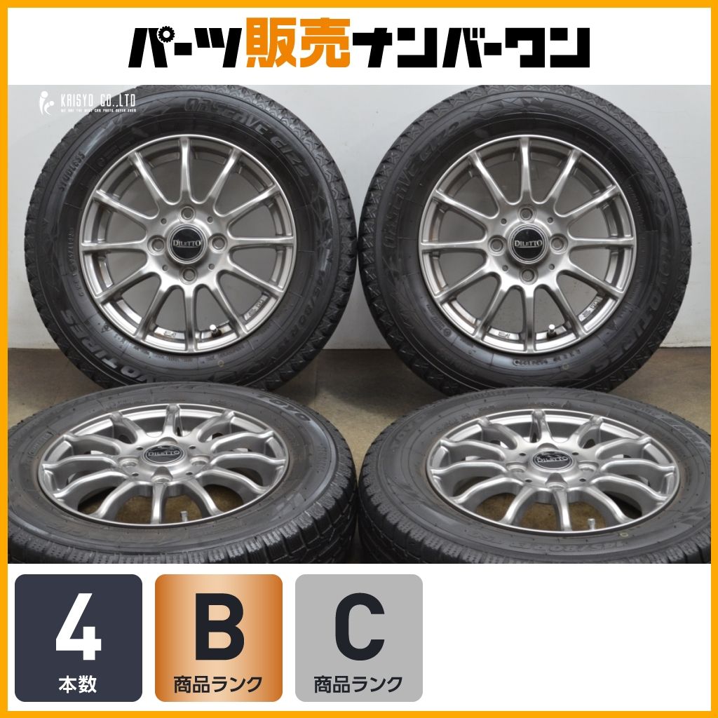 軽自動車サイズ DILETTO 13in 4.00B 43 PCD100 トーヨー145|80R13 N-BOX モコ ワゴンR アルト タント ムーヴ ミラ プレオ