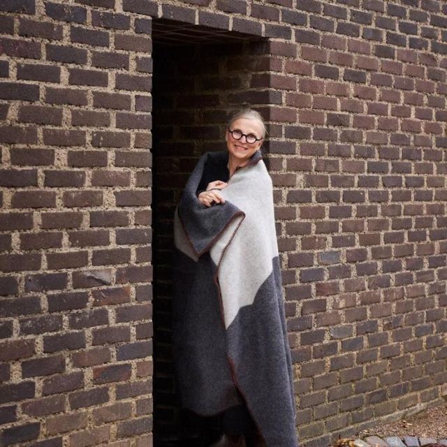 KLIPPAN クリッパン ウールシングルブランケット St. Petri FACADE サンクト ペトリ フロア ファサード グレー ブランケット ひざ掛け 北欧 Kristina Stark クリスティーナ スタルク シンプル インテ MARWIL-DEMENAGEMENTS_CH