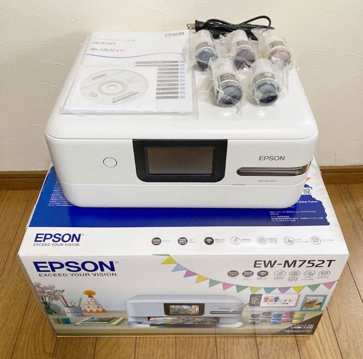 EPSON EW-M752T エコタンク A4 インクジェット複合機 プリンター 格安セレクト家電屋さん メルカリ