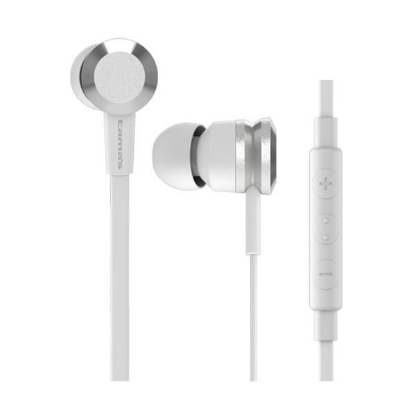 まとめ 多摩電子工業ステレオイヤホン＆ハンズフリー 白 抗菌 TSH57QW 1個 ×3セット