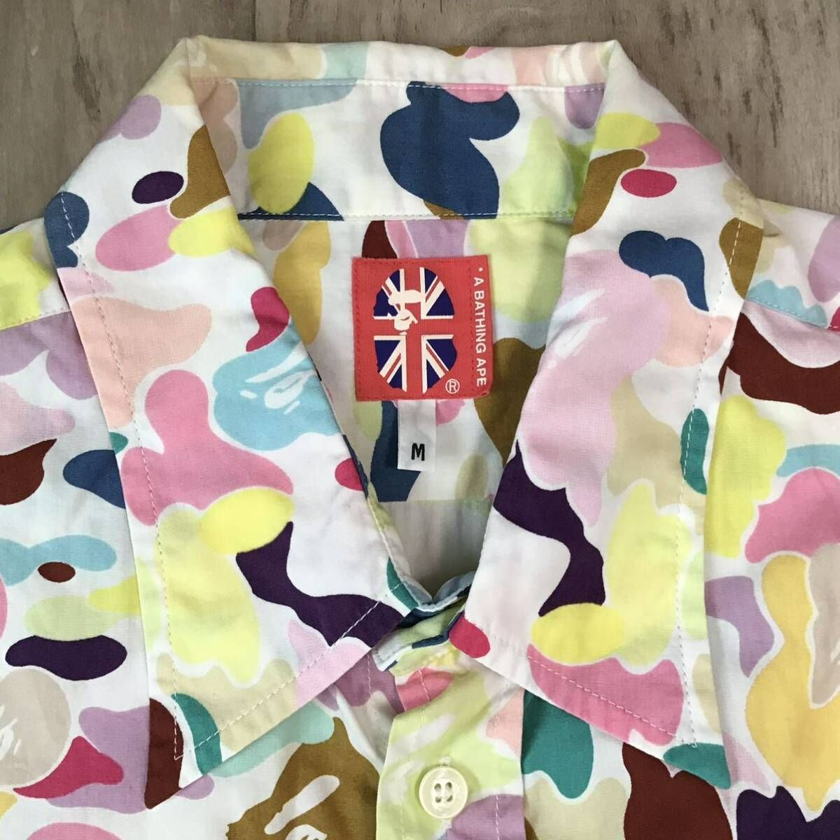 ☆初期☆ マルチカモ 半袖シャツ Mサイズ a bathing ape BAPE ☆初期☆ マルチカモ 半袖シャツ Mサイズ a bathing ape BAPE