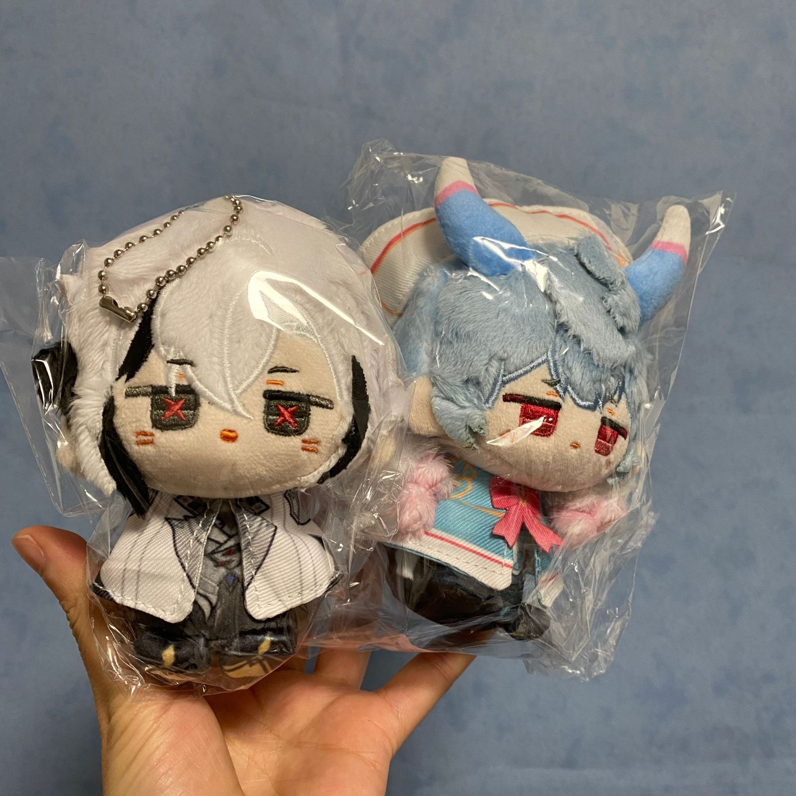 【MiKeLe製品】原神 アルレッキーノ &シグウィン ぬいぐるみ チャーム 12cm