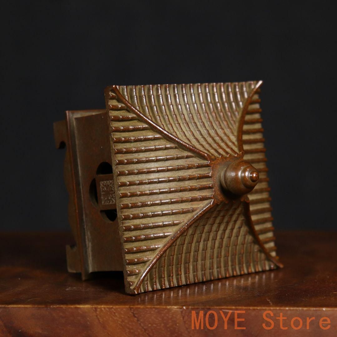 銅製 六角炉 香炉 茶道 書房香炉 香道具 装飾品 工芸品 置物zw0829