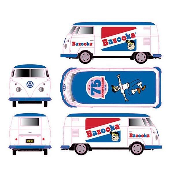 M2 MACHINES バズーカ 1960 VW デリバリーバン モデル ミニカー