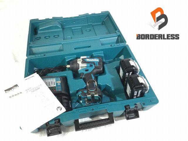 ☆未使用品☆makita マキタ 18V 充電式インパクトレンチ TW700DRGX バッテリ2個(6.0Ah) 充電器 ケース付 コードレス  バッテリー式 101377 - メルカリ