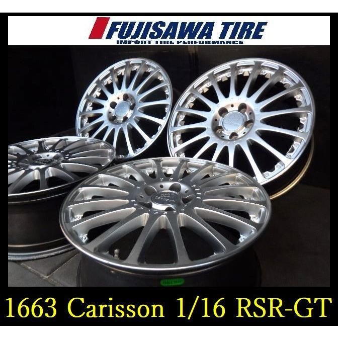 【1663】Carisson 1/16 RSR-GT ホイール18x7.5J 5穴 PCD112 +504本 ベンツ など