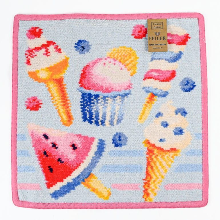 新品 フェイラー FEILER ハンカチ ハンドタオル 25cm レディース
