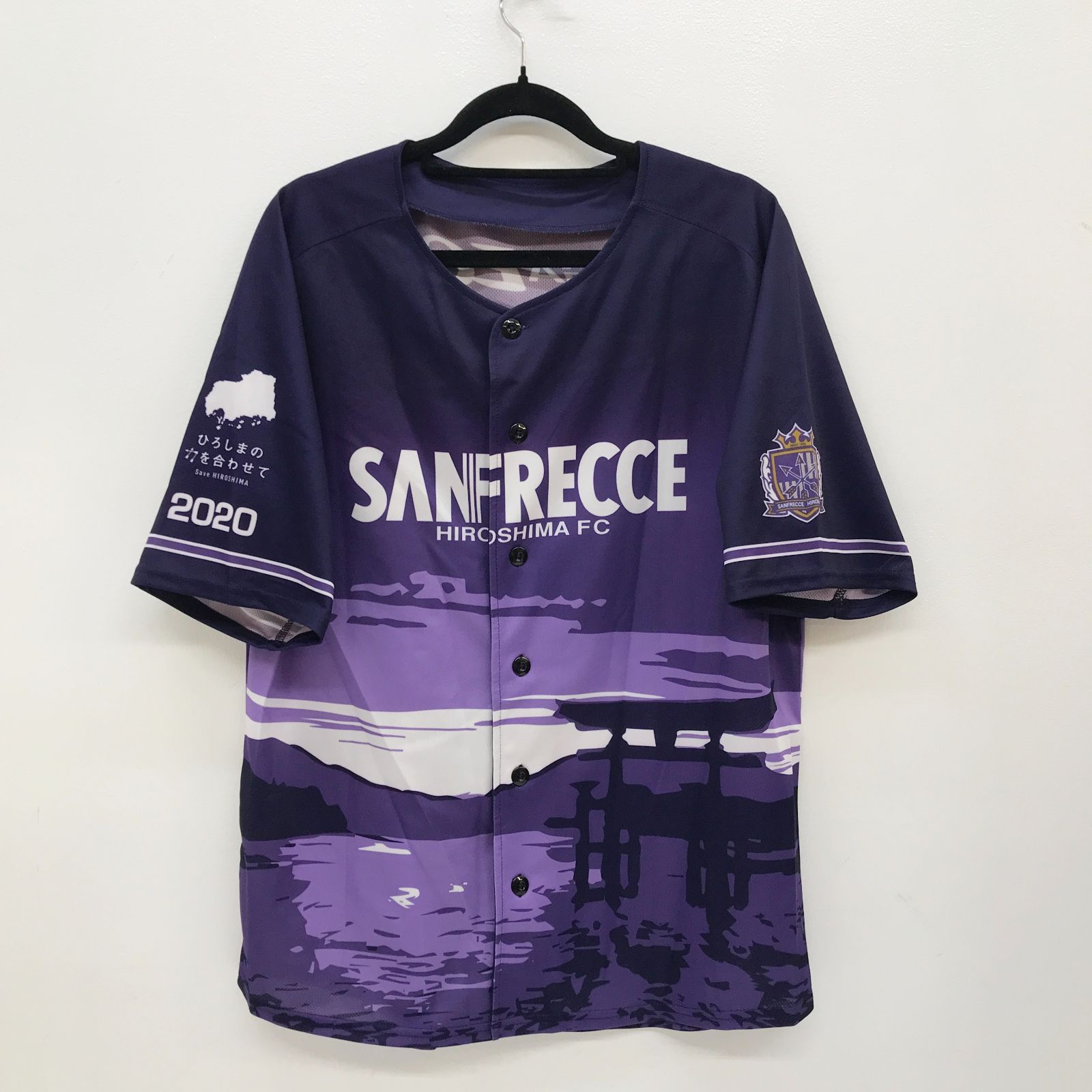 サンフレッチェ広島　ベースボールシャツ　2020年モデル 🐻🎀🐻 ⚽️新商品情報