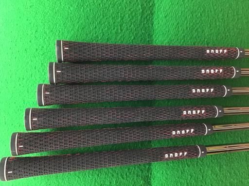 良品】豪華8本 ピン G425 緑ドット メンズアイアンセット スチール S