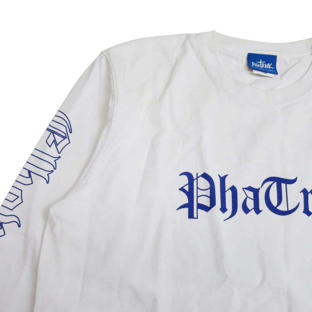 PHATRNK ファットランク ロゴプリント Tシャツ 長袖 ロング