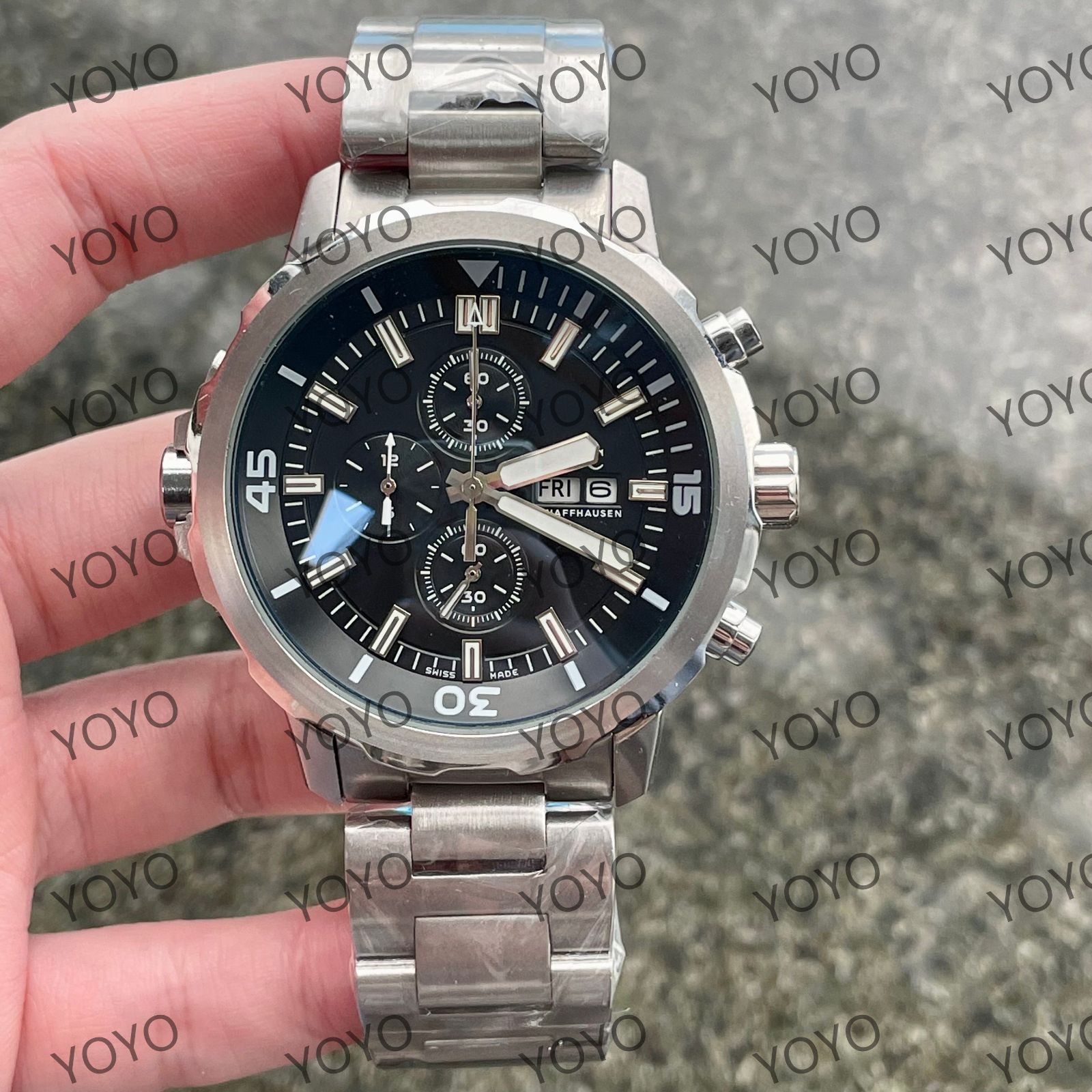 68 IWC クォーツ メンズ 腕時計