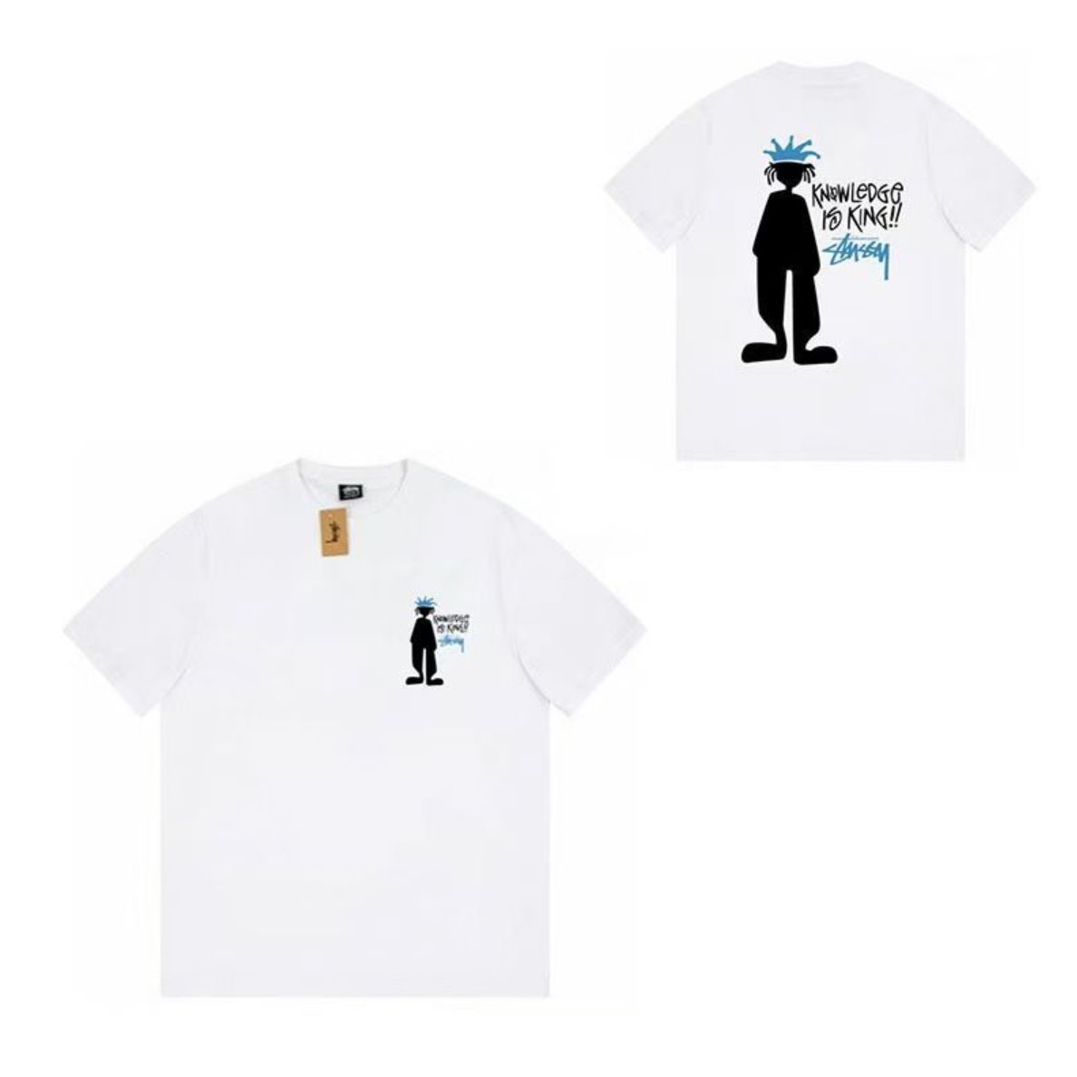 STUSSY Tシャツ Sサイズ　シャドーマン　新品未使用 新品未使用】新品 stussyステューシーシャドーマンTシャツ 男女