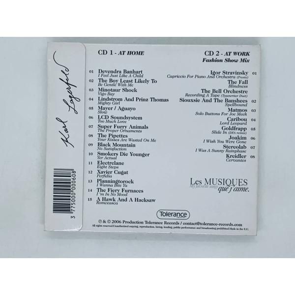 2CD Karl Lagerfeld / Les Musiques Que J