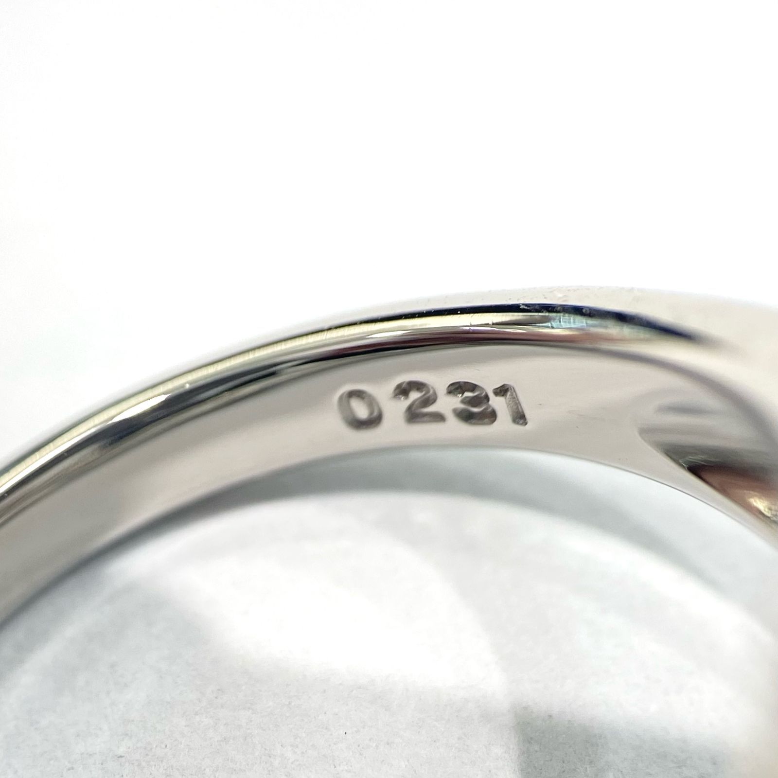 美品?POLA ポーラ PT900 プラチナ ダイヤモンド 0.44ct 11号 指輪 
