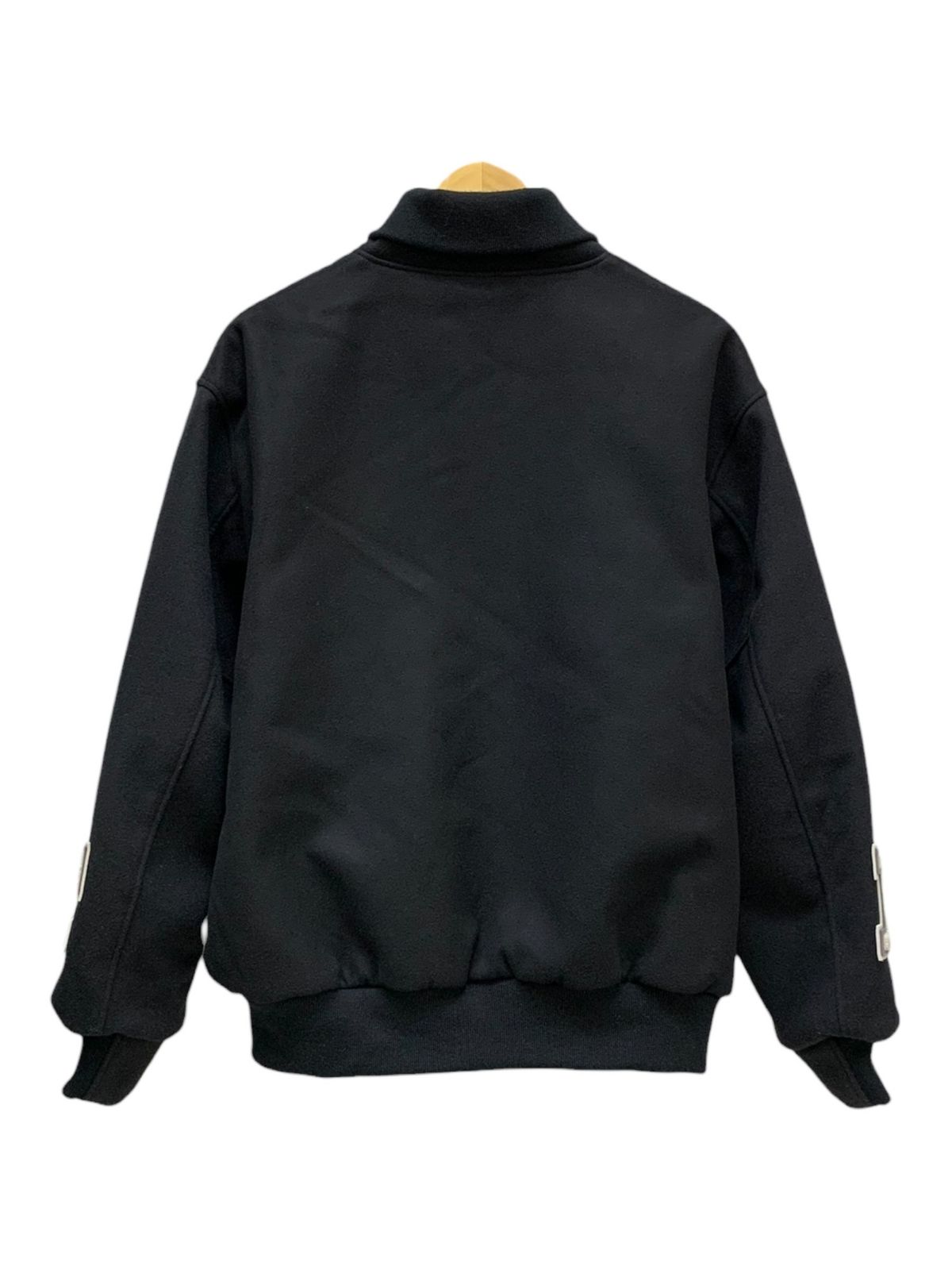 ガ*ん様 DESCENDANT SQUAD VARSITY JACKET 黒サイ DESCENDANT/SQUAD