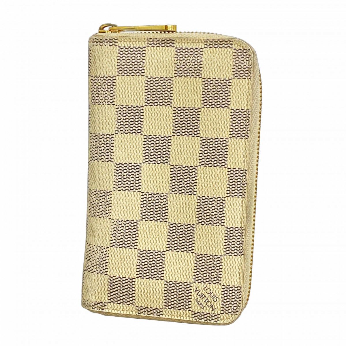 5he5558-h】ルイヴィトン 財布 ダミエ・アズール ジッピーコンパクト  