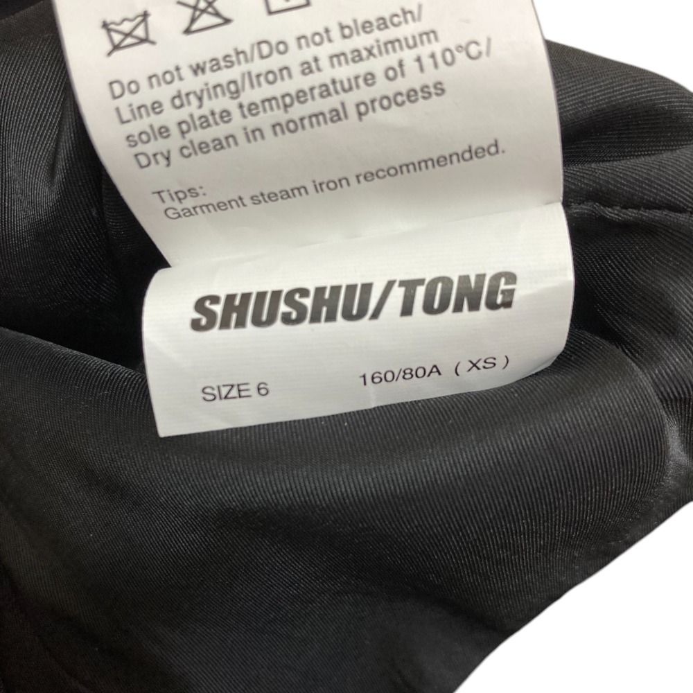 良品 SHUSHU/TONG シュシュ/トング Bowknot crop top クロップド ブラウス サイズ6 XS ブラック レディース 古着 中古 USED 良品 SHUSHU/TONG シュシュ/トング Bowknot crop top クロップド