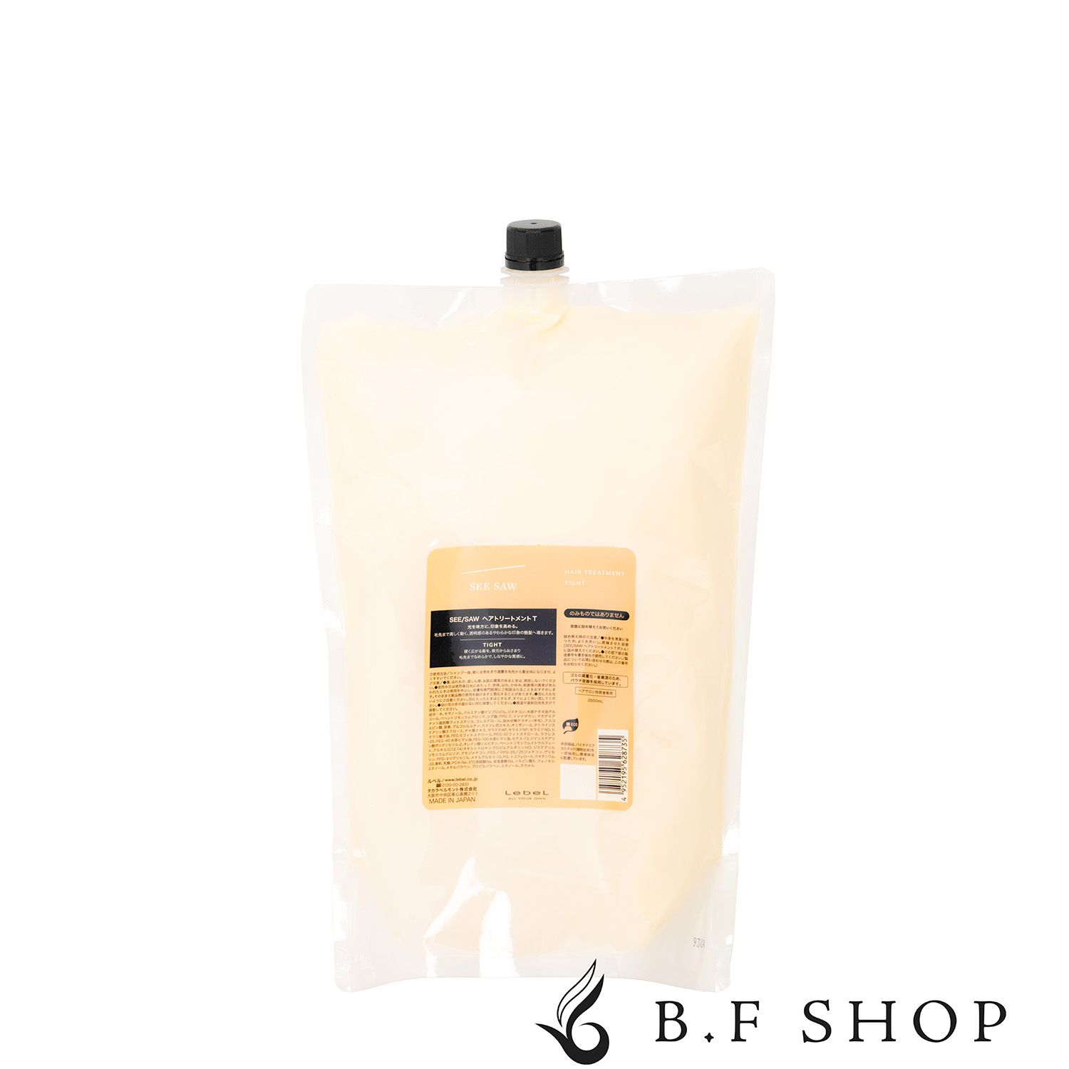 ルベル シーソー トリートメント タイト 2500ml ヘアトリートメントT 2500ml LebeL SEE SAW 詰め替え用 レフィル LSC
